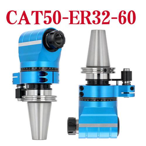 CAT50加工中心侧铣头出口AG90-CAT50-ER32 CNC侧铣头CAT刀柄