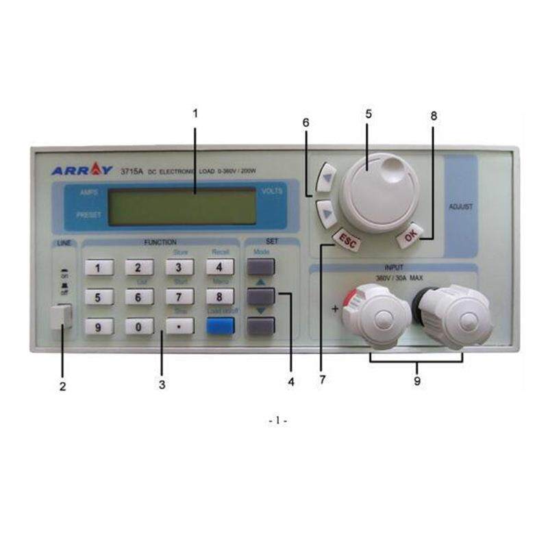 南京亚锐电子ARRAY371可编程直流电子负载仪