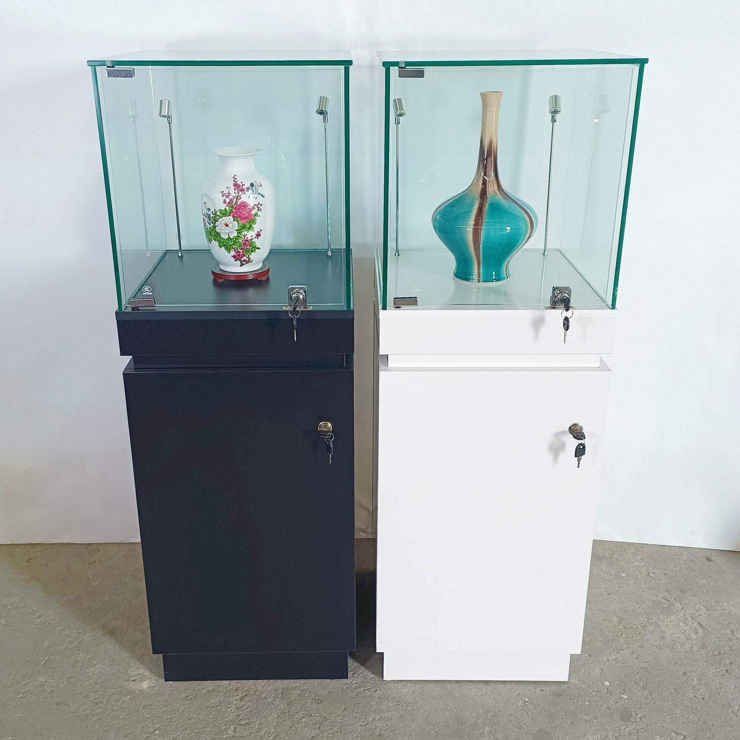 定制玉器珠宝文物古董艺术独立产品柜博物馆展台展示柜玻璃展示柜