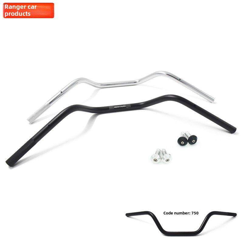 740mm太子覆古摩托改装哈雷750大雁燕把方向把龙头加高车把22mmA