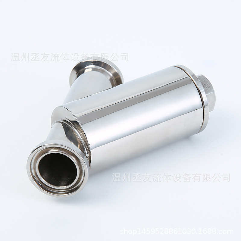 批发小型金属网Y型过滤器 不锈钢食品卫生级管式金属滤网过滤器