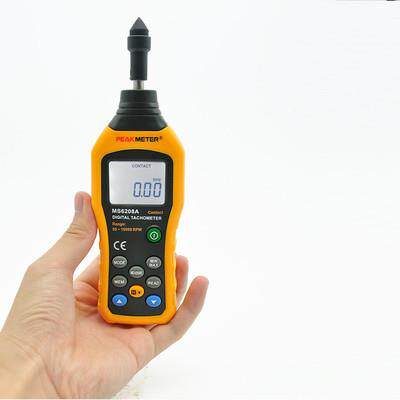 PEAKMETER/MS6208B数字转速计非接触式转速计激光转速仪数显