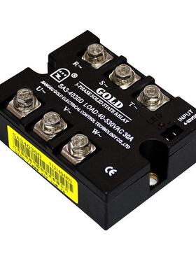 固态继电器 三相SA3-4060D SA34080D SA40100D SA34040D GOLD