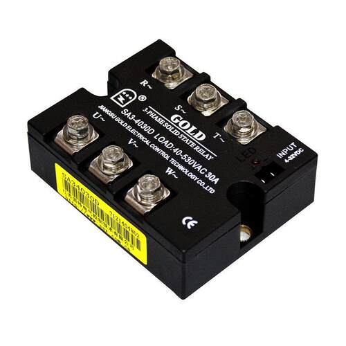 固态继电器 三相SA3-4060D SA34080D SA40100D SA34040D GOLD
