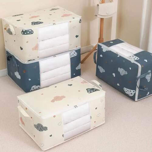 1pc Large/Small Quilt Clothes Storage Bag Moisture Dust Proo