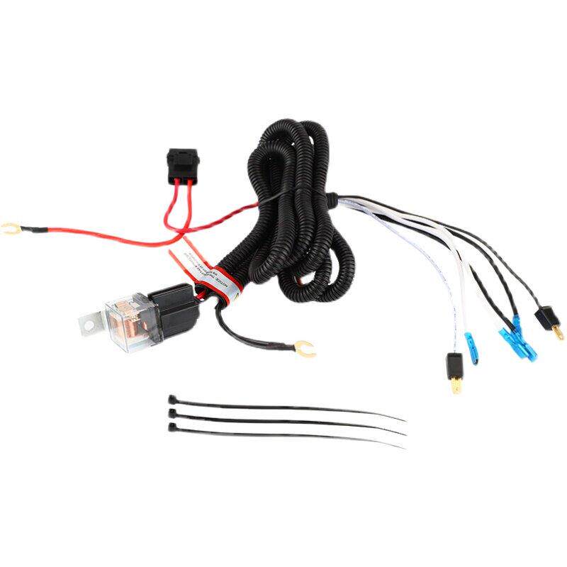 汽车喇叭继电器线束12V 24V汽车喇叭改装线束套件蜗牛喇叭通用款