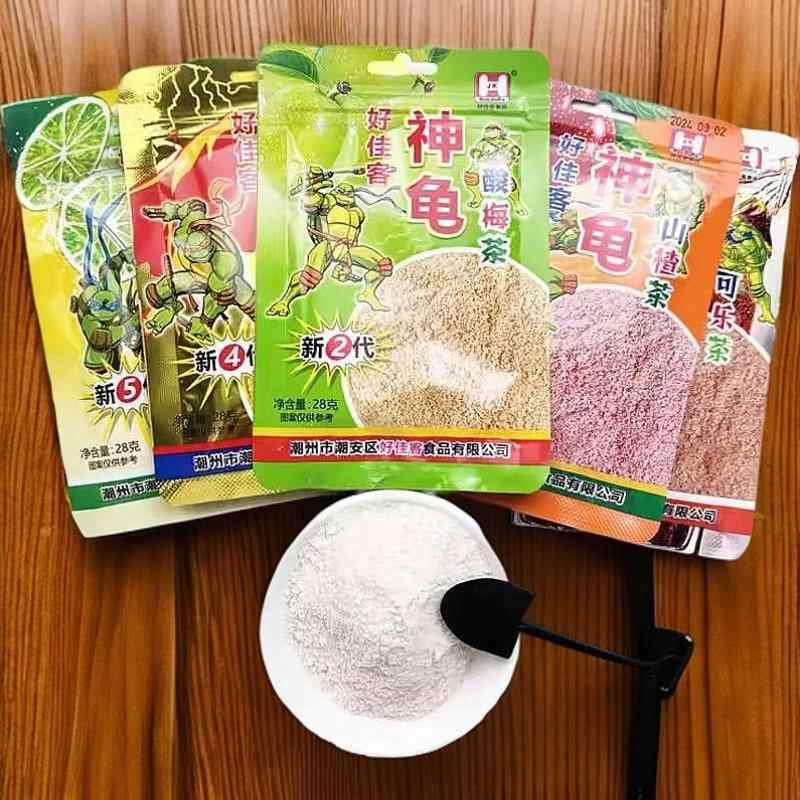 山楂茶好佳客神龟酸梅粉8090后怀旧山楂茶虹牛茶柠檬茶可乐茶