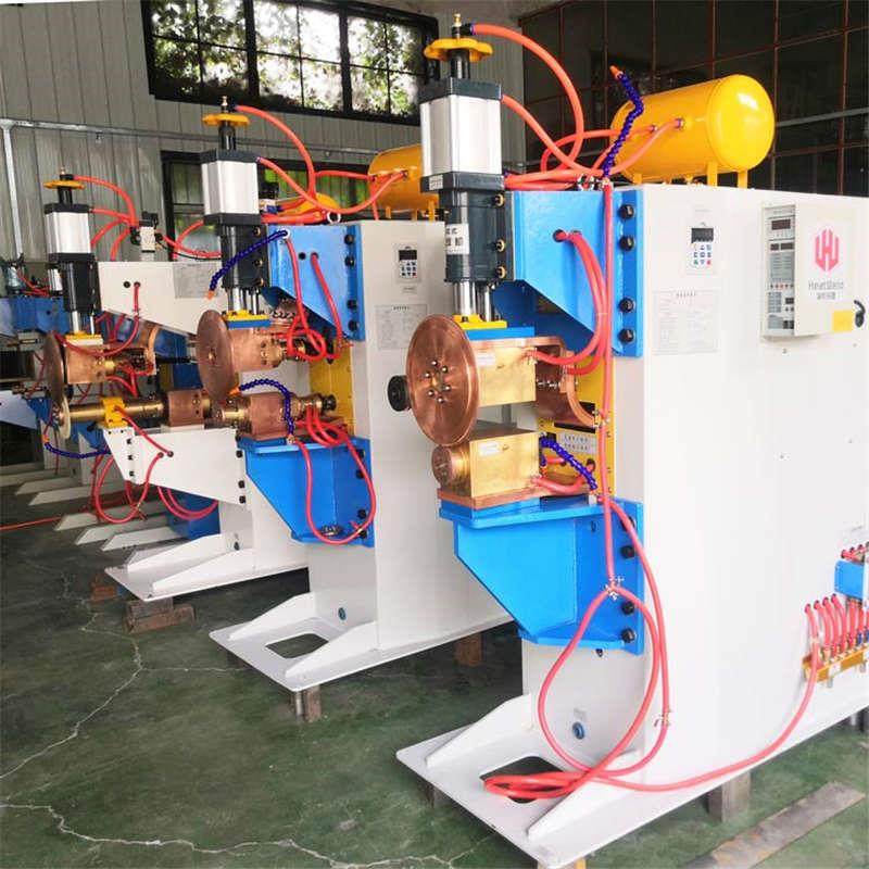 变频缝焊机FTB125KVA方形油箱底盖圆角环缝小轮交流滚全自动滚焊