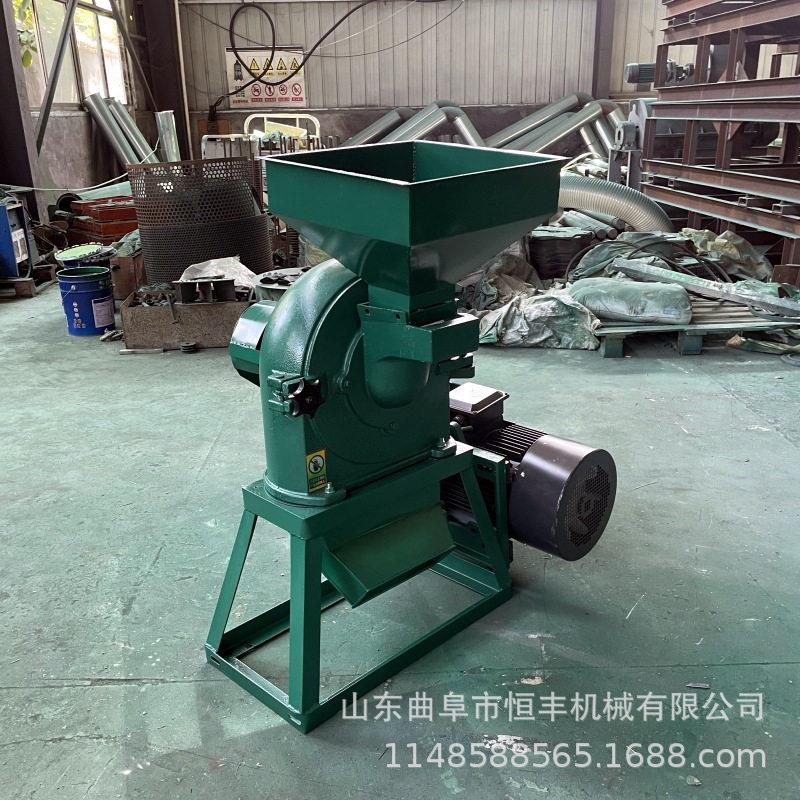 杂粮磨面机辣椒八角调料研磨机化工原料柴电两用自吸式齿盘粉碎机