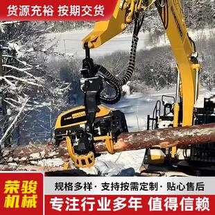 全地形伐木机 砍树伐木履带式 全自动伐木机 360度旋转液压抓木器