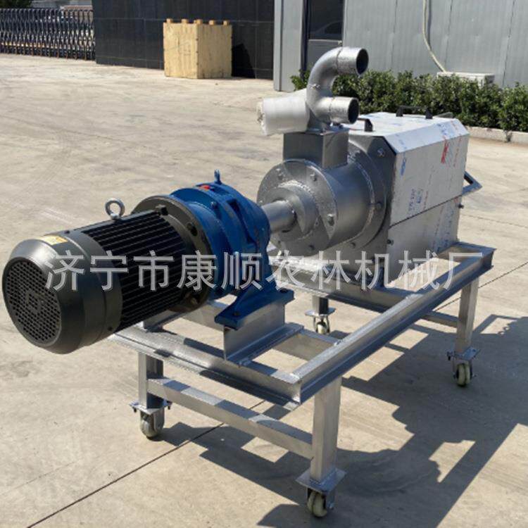 养殖场鸡粪脱水机设备 斜筛养殖场猪粪干湿分离机机 粪污固液分离