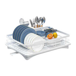 2025新款厨房置物架餐具收纳沥水碗架台面整理多功能碗碟架收纳架