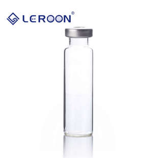 20ml毫升气相20mm钳口顶空进样瓶透明棕色平底圆底样品瓶