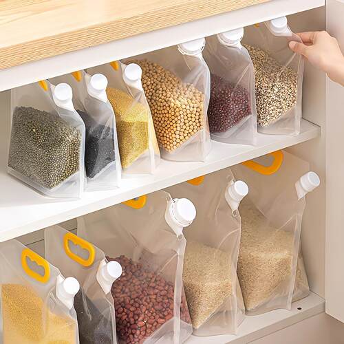 Airtight storage bags for grains and cereals, moisture-proof