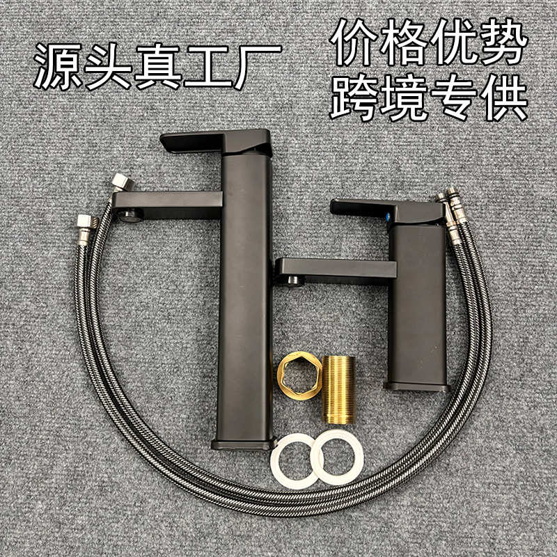 面盆水龙头不锈钢冷热两用跨境单冷洗手盆洗脸池卫生间浴室柜龙头