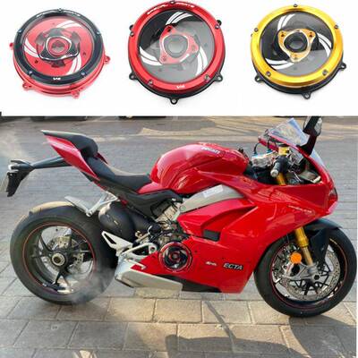 适用杜卡迪PANIGALE V4 透明离合 PANIGALE V4S离合盖改装