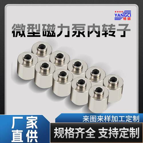 厂家直供不锈钢304微型CQG磁力驱动无泄漏水泵维修及配件内磁转子