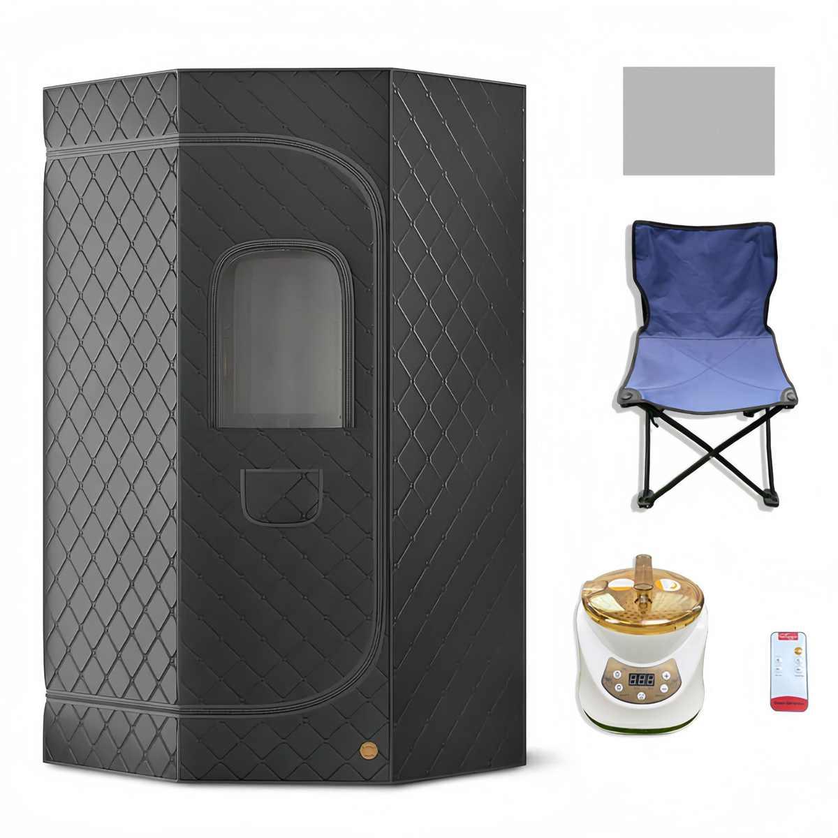 五边形汗蒸箱家用商用便携折叠桑拿房熏蒸机汗蒸房sauna tent