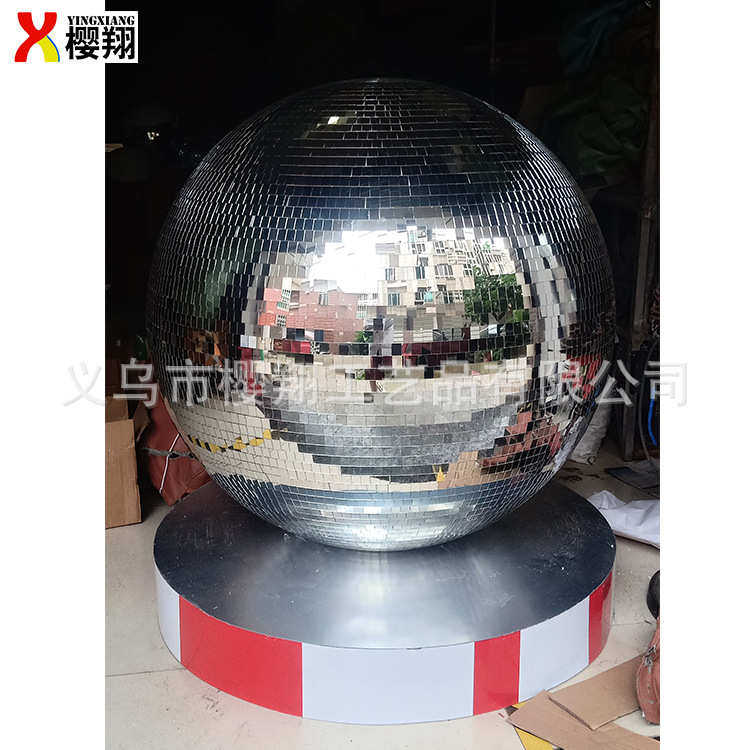 舞台玻璃反光球 镜面玻璃镭射球 100cm直径大圆球 演艺表演用球