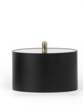 简约现代北欧金属圆盖装饰盒黑色首饰收纳盒梳妆台板房售楼处会所