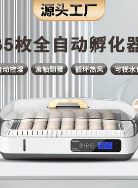 工厂35枚家用小型孵化设备小鸡孵化器自动控温控湿鸭蛋孵蛋机