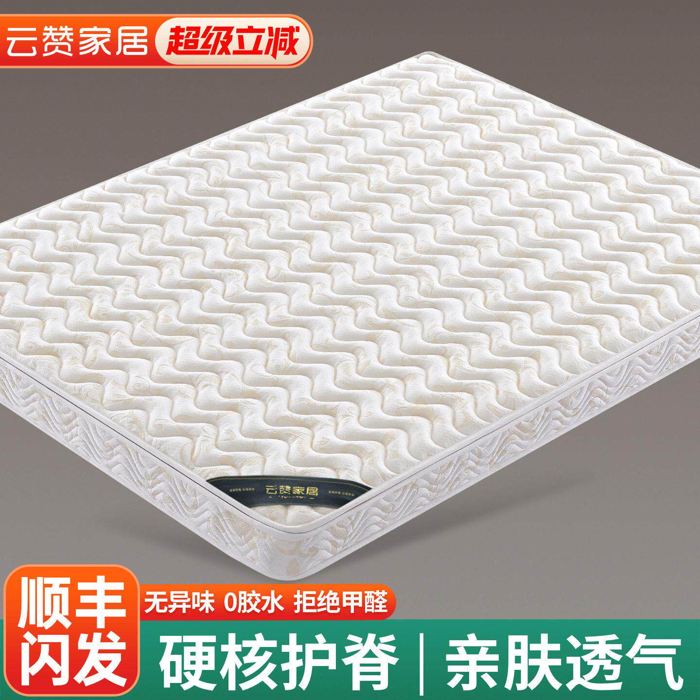 天然椰棕榈床垫硬垫子纯家用卧室儿童护脊榻榻米乳胶10cm厚20定制