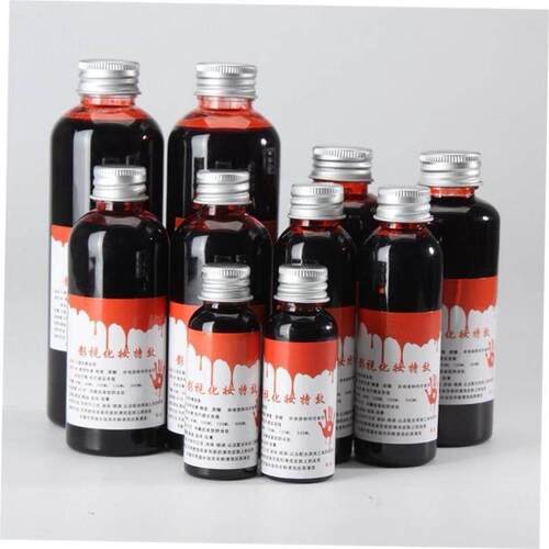 Halloween fake plasma prop man fake blood capsule blood bag