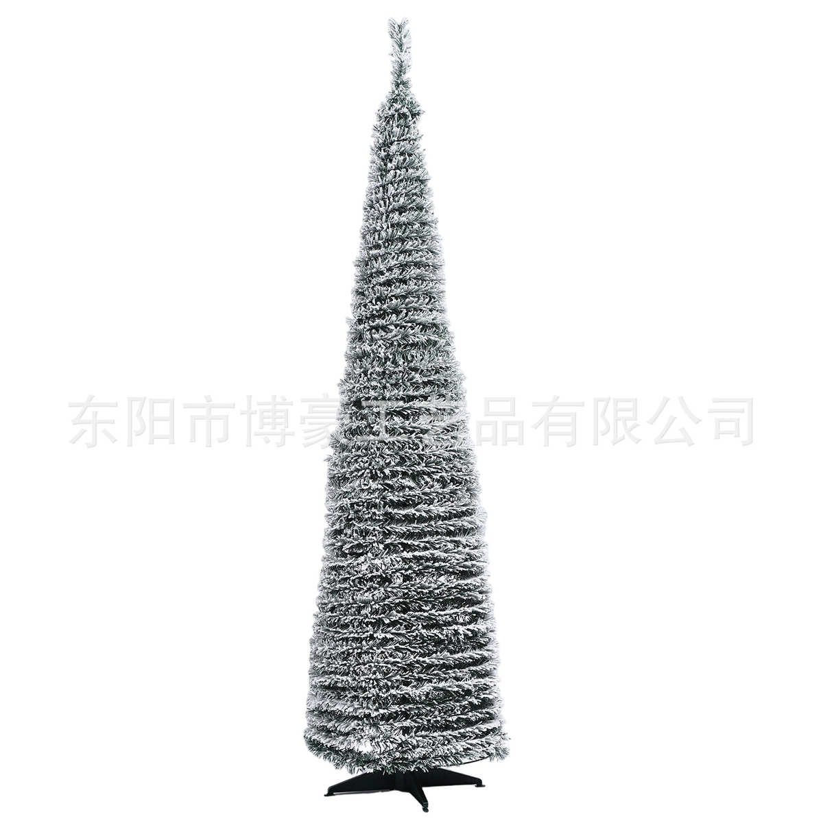 新款积雪毛条圣诞树家用高档圣诞雪景氛围营造酒店场景布置圣诞树