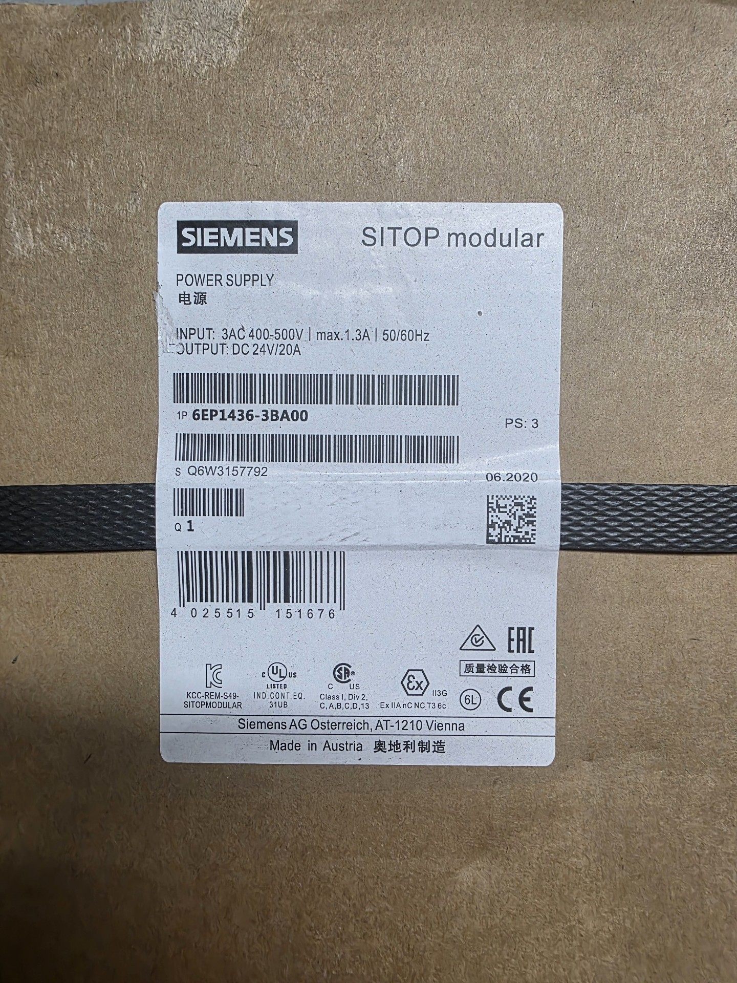 6EP1436-3BA00,照片就是实物
