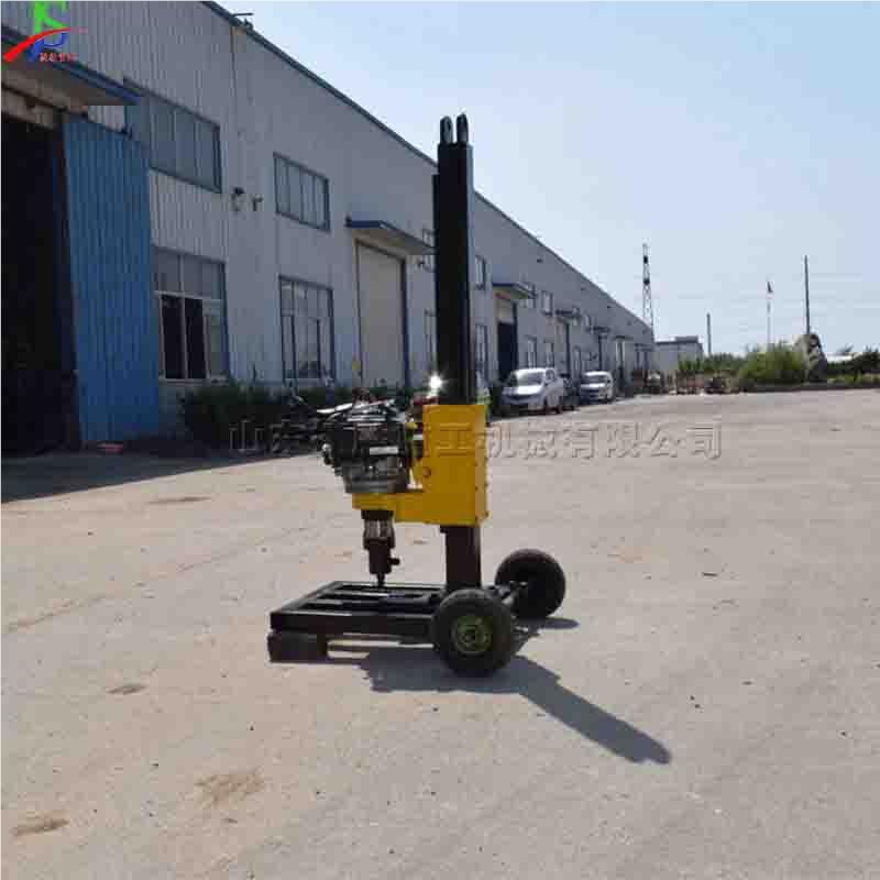 探便携式水探勘水钻机 小型轻便物理勘js-szj-4探钻孔机 包山地背