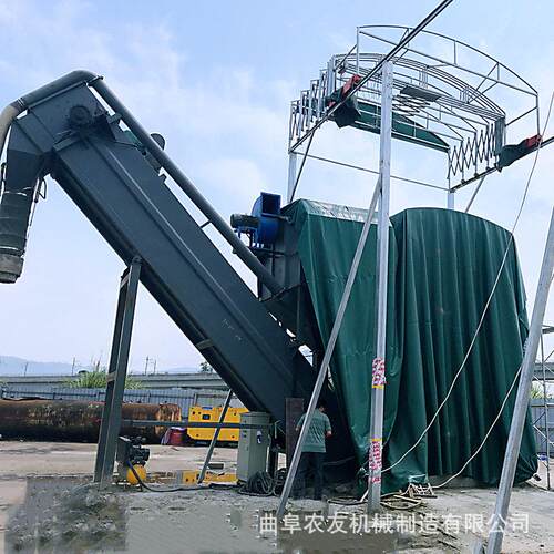 集装箱拆柜卸灰机石灰石粉装车气力输送机自动化水泥粉抽料机