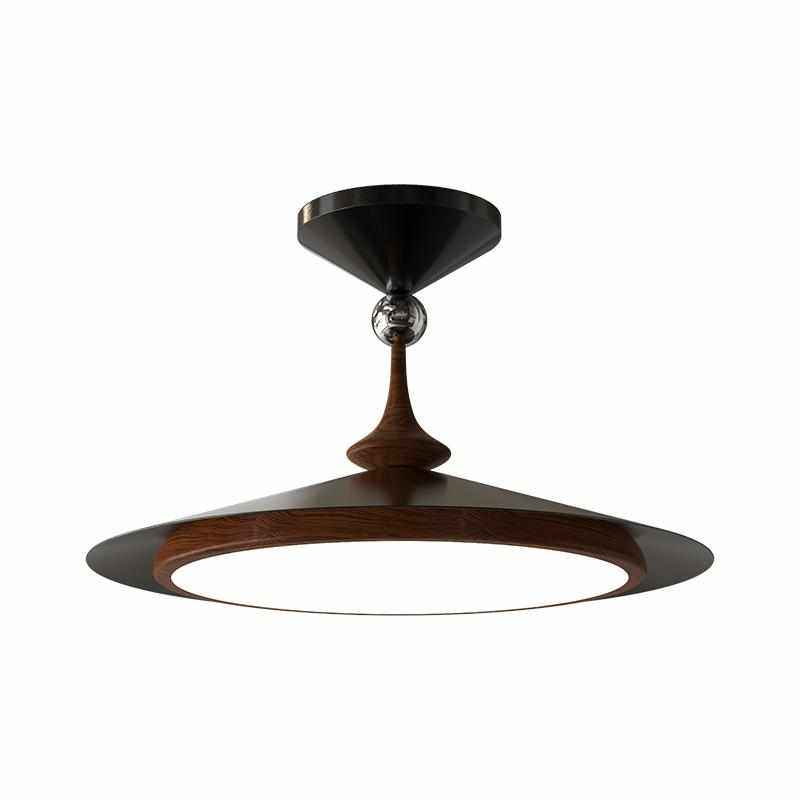 卧室吸顶灯胡桃色中古侘寂风极简设计师奶油风温馨护眼书房间灯具,家装灯饰光源,智能吸顶灯,淘宝优惠券,粉丝福利购,淘宝优惠卷