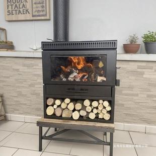 205新款 饰取暖 火燃木炉壁木751柴柴火家用2取真暖客厅农村民宿装