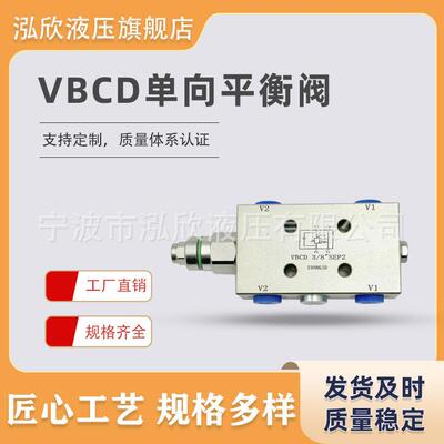 液压双向管式平衡阀油缸垃圾压缩车VBCD-DE/FL/SE液压配件