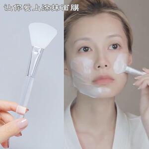 涂抹式面膜刷硅胶涂泥膜刮板软毛美容院专用抹化妆品挖勺化妆刷美