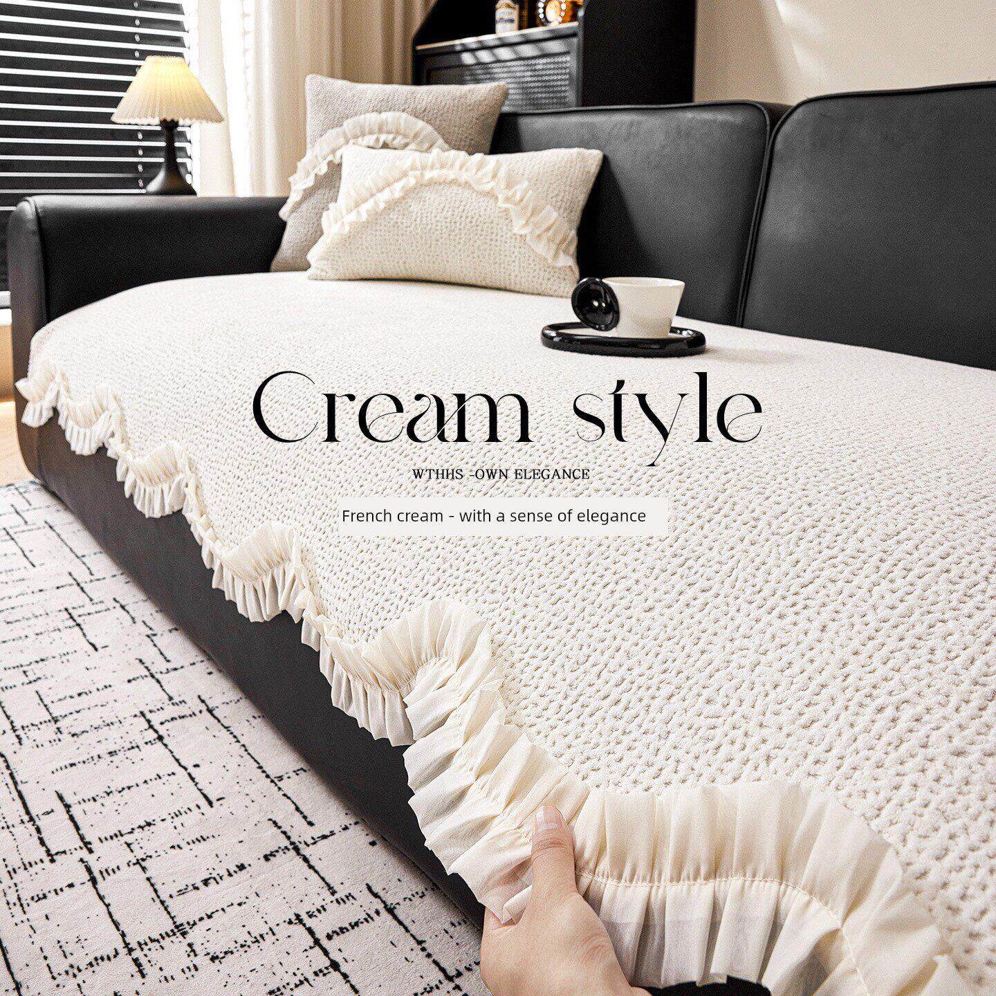 私人订制2025新款异形沙发坐垫四季直排一体式防滑真皮沙发坐垫套