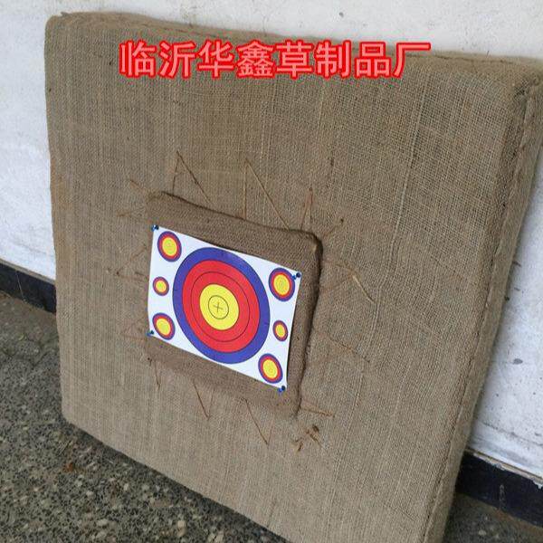 比赛用靶50*100*18草靶 厂家射箭器材 箭靶草靶箭馆