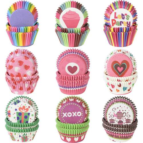 100Pcs Muffin Cupcake Paper Cups Cupcake Liner Baking Muffin