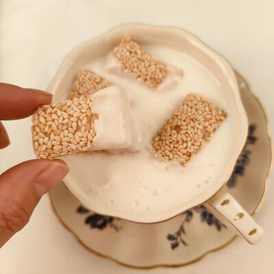 速发现货保定特产涿州油酥烧饼桃园义家3袋非油炸素油烘烤芝麻小