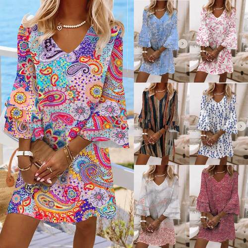 Lotus leaf sleeve dress 荷叶袖连衣裙