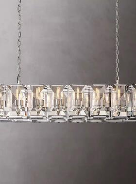 RH美式后现代简约客厅餐厅北欧别墅酒店创意个性样板书房水晶吊灯