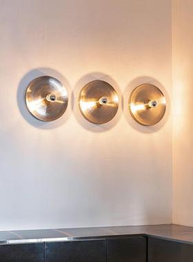 中古后现代包豪斯客厅电视背景墙过道走廊飞碟壁灯吸顶卧室床头灯