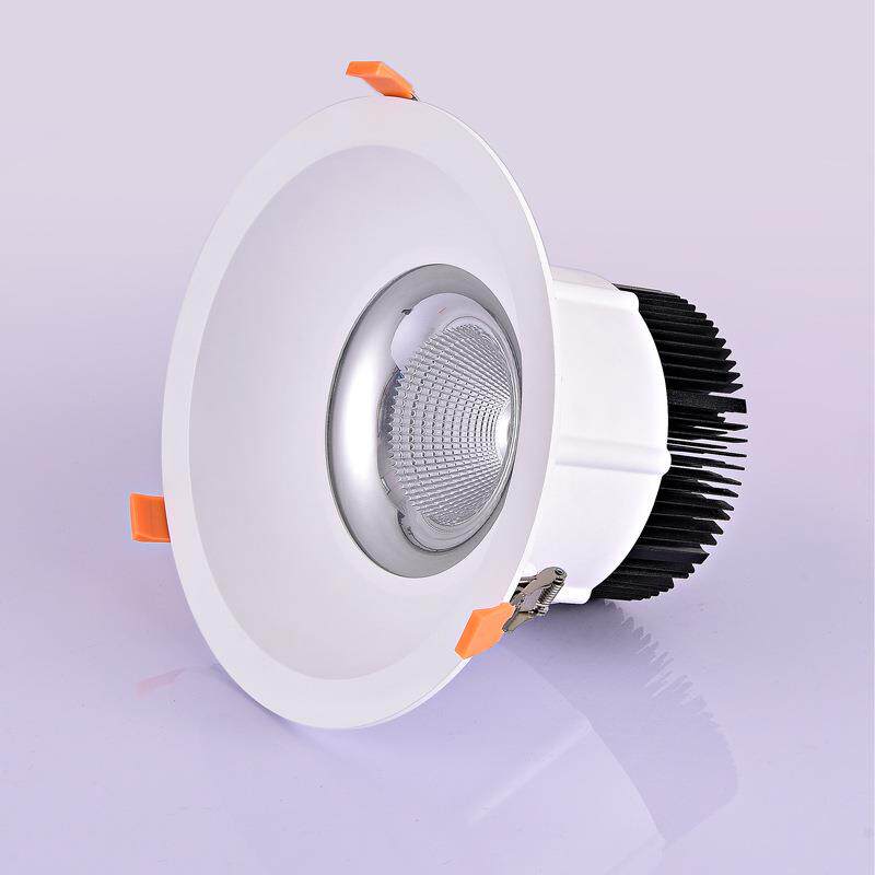 10寸大面环形天花灯外壳LED筒灯外壳套件一体40W50W60W70W80W100W