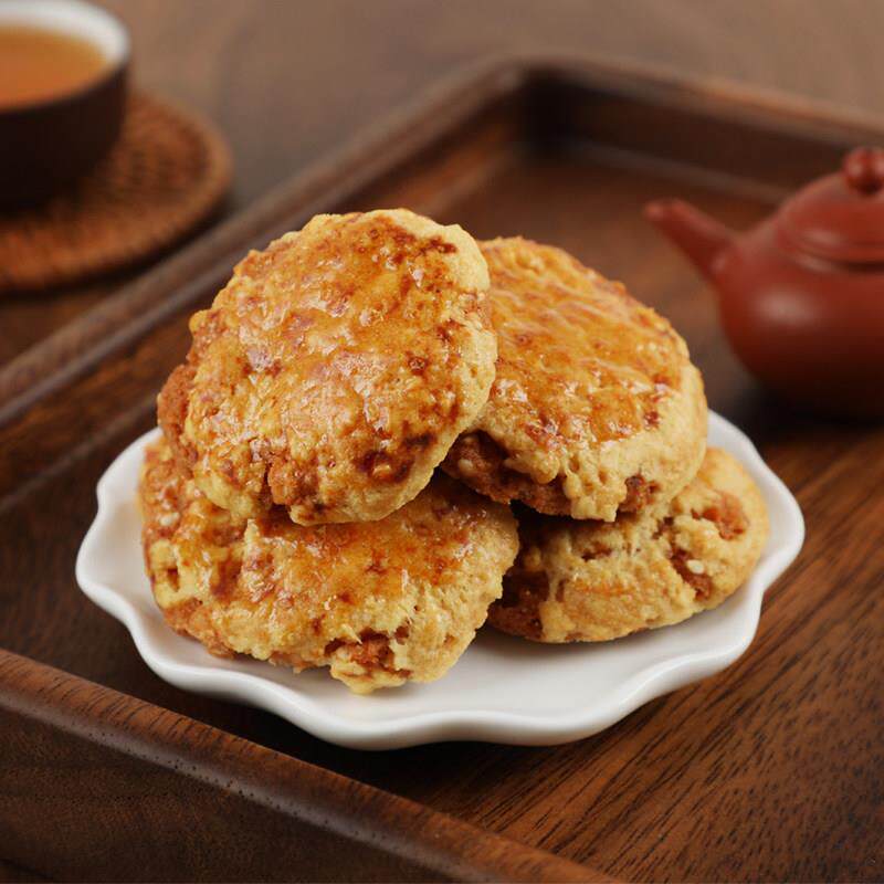 澳福源广式鸡仔饼250g办公室零食糕点心小吃饼干 干广东特产风味