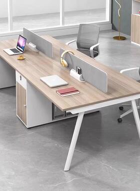 E0环保职员办公桌椅组合多人位简约现代电脑桌屏风员工卡座办公室