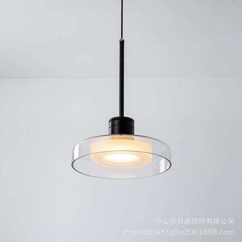 意极简床头小吊灯现代简约餐YS-6963厅吧单台设计式师玻璃头室卧