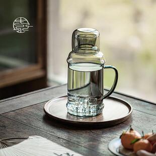 复古风老式玻璃冷水壶耐高温耐冷大容量冷泡茶家用冷萃冰茶凉水壶