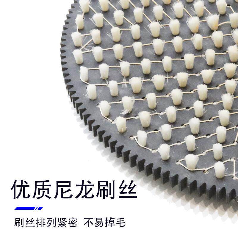 厂毛家765直销尼龙丝毛刷圆盘猪鬃马尾抛打磨光工业盘刷除尘圆盘