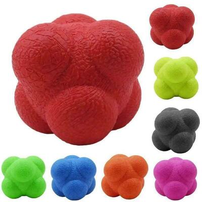 Hexagonal Reaction Ball Fitness Sport Speed Agility Reflex-