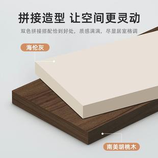 极简卧室小型收纳柜子靠墙角落五斗柜原木纹色家用储物柜 斗柜意式